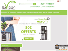 Tablet Screenshot of davidson-distribution.com